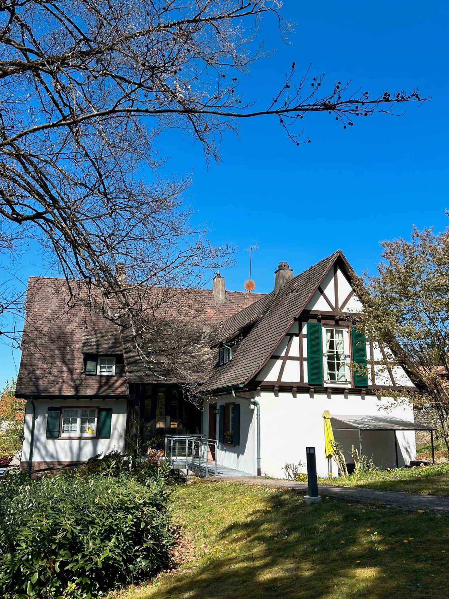 Ferienwohnung Am Keschtebaum, 70Qm ザスバッハヴァルデン エクステリア 写真